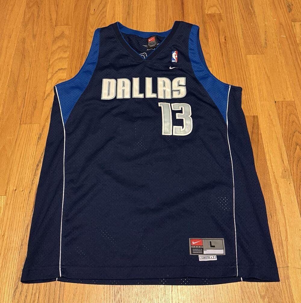 Steve Nash Dallas Mavericks NBA Vintage Nike Team Jersey Men's Large +2